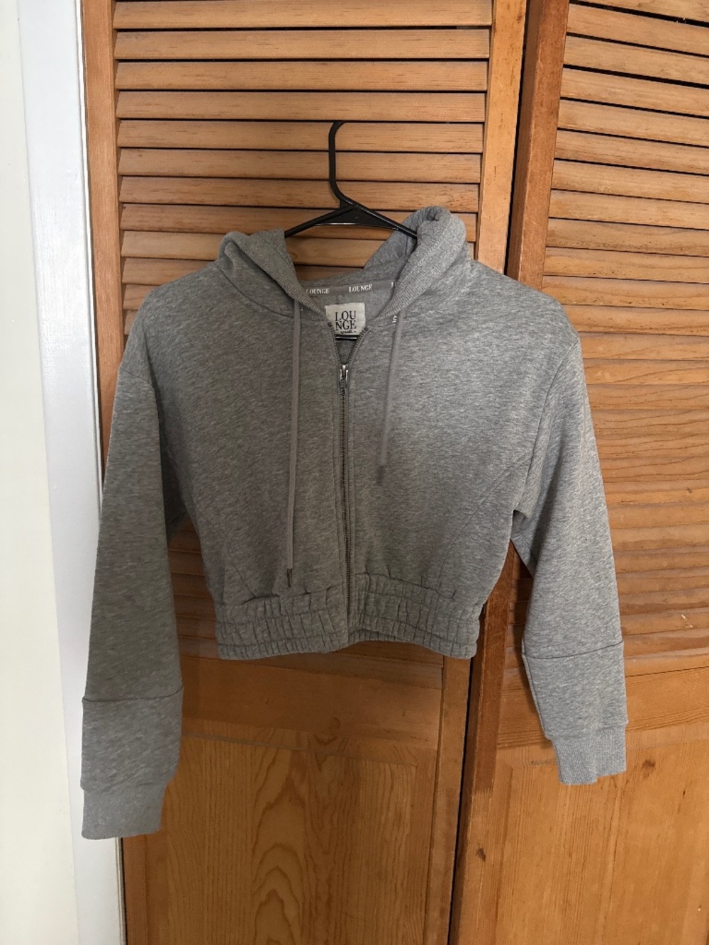Cropped lounge zip up